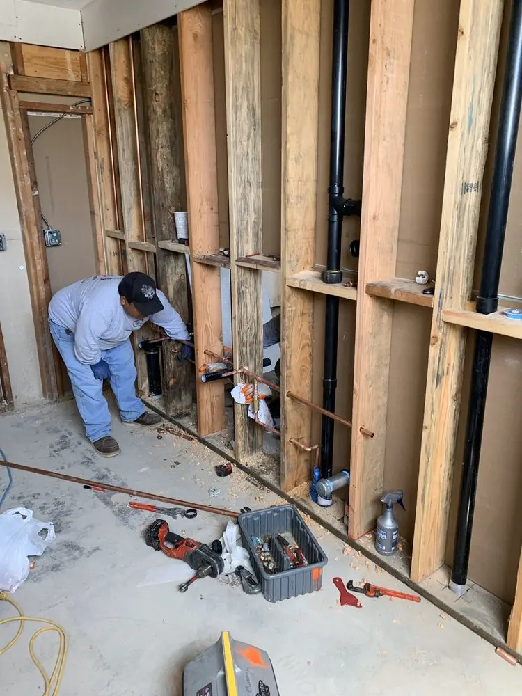 Commercial rough-in plumbing for Water Heater Replacement in Allendale Estates